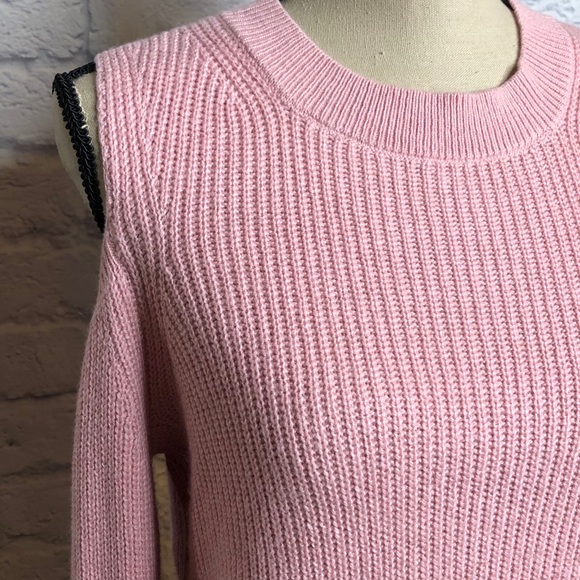 LUCKY BRAND Pink Longsleeve Cold Shoulder Sweater - Picture 9 of 12